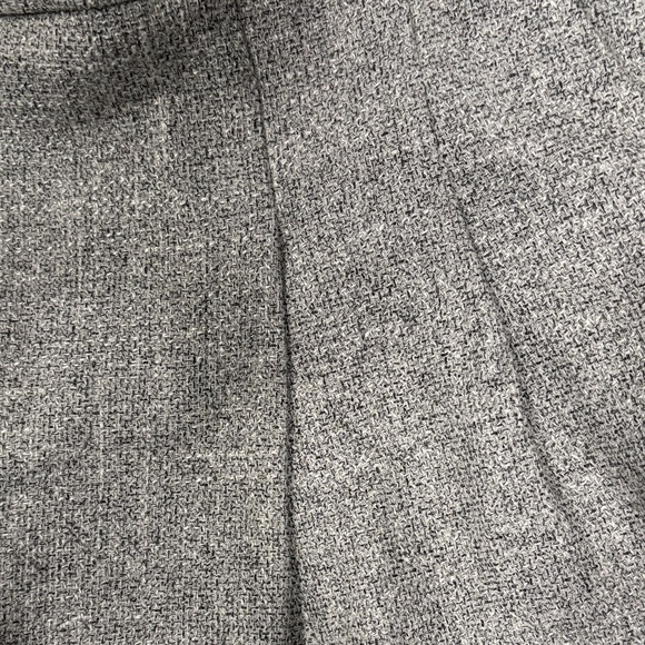 H&M Gray Tweed Double Pleated Wide Leg Trousers - Picture 5 of 13